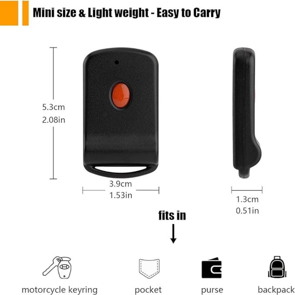 Multicode 3089 Garage Door Opener Or Gate Opener Visor Remote Transmitter US
