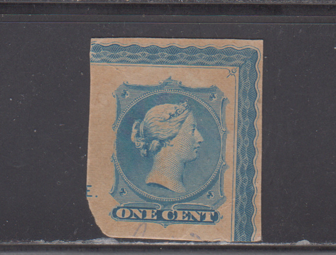 CANADA 1871 / CUT SQUARE USED - SCOTT # UX1
