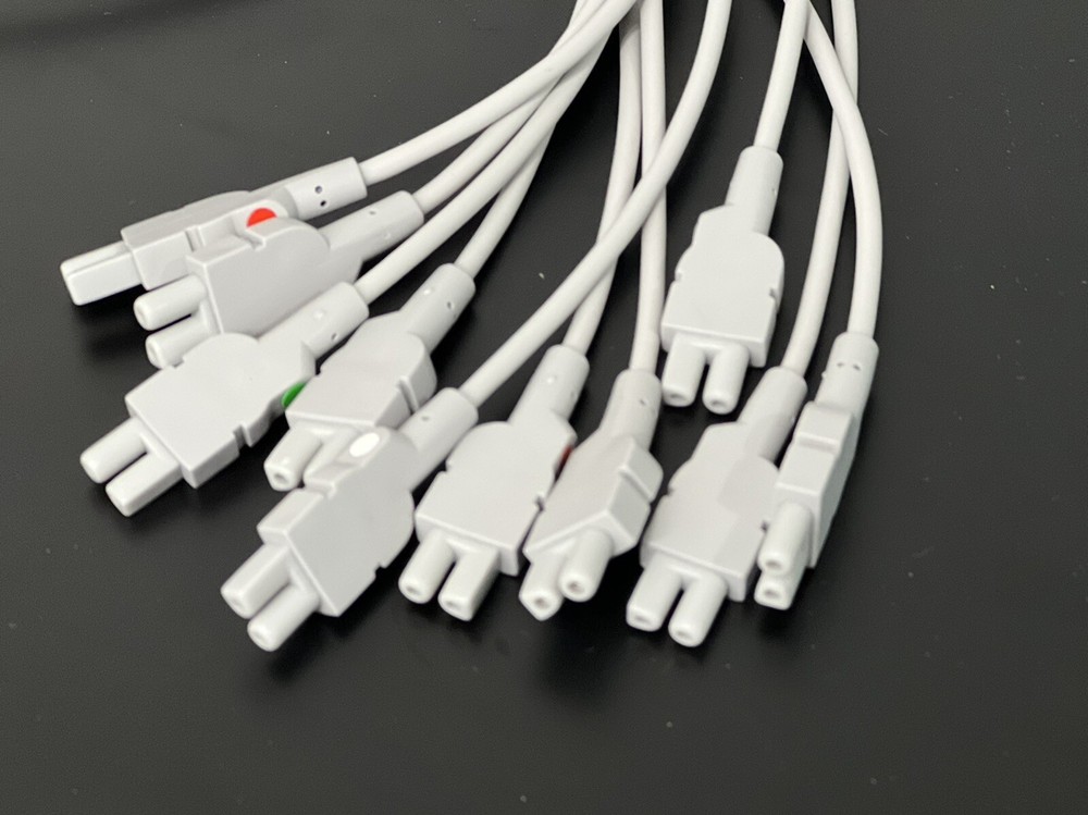 GE Marquette EKG 10 Leads Snap Cable Compatible - Same Day Shipping