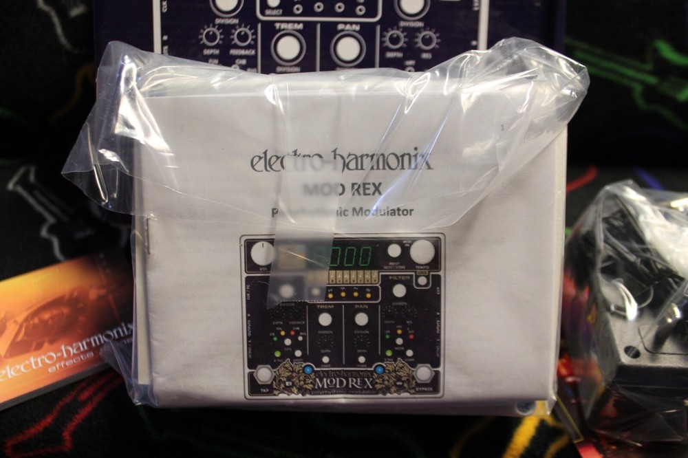 ELECTRO-HARMONIX Mod Rex Polyrhythmic Modulator ELECTRIC Guitar EFFECT Pedal NEW