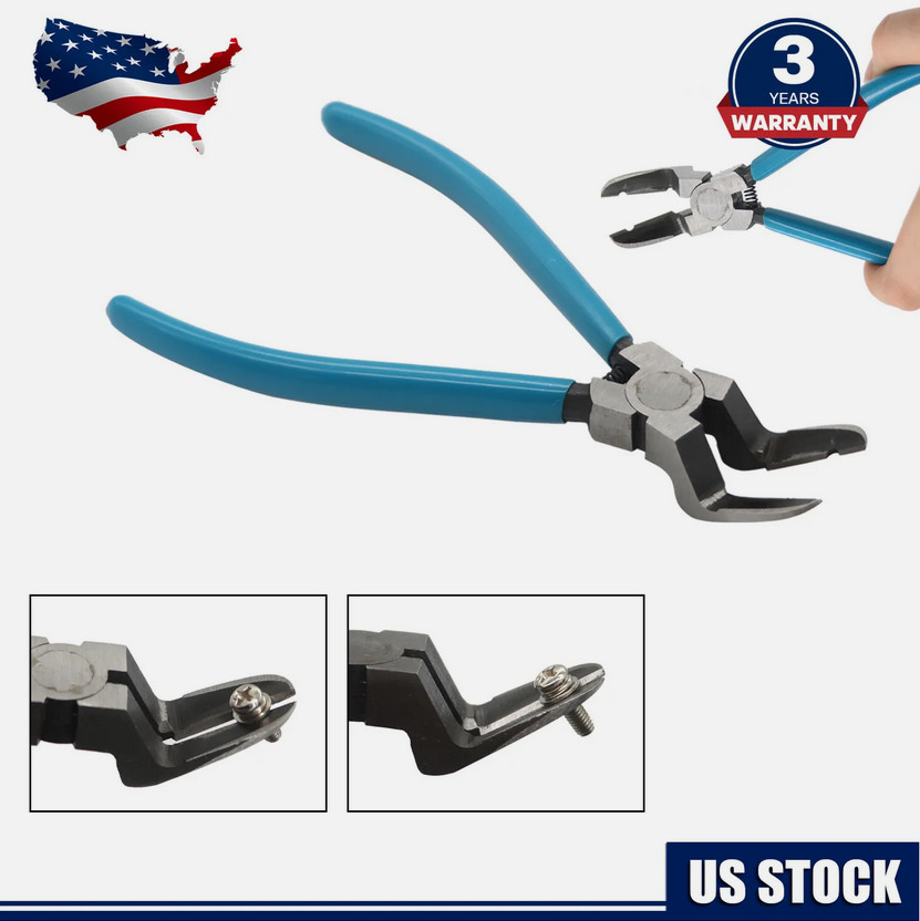 Car Fastener Cutter Clips Panel Puller Plier Tool Push Retainer Pin Rivet Trim