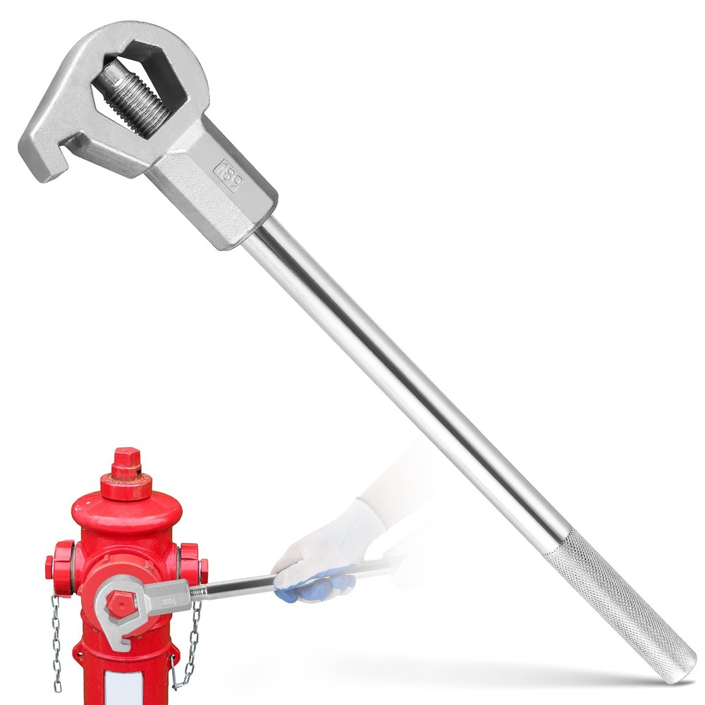 NATGAI Fire Hydrant Wrench Adjustable Spanner Tool 1.5ï¿½6in Nuts Heavy Duty