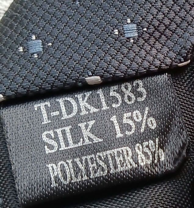 Como Valentino tie gray fine pattern all over design