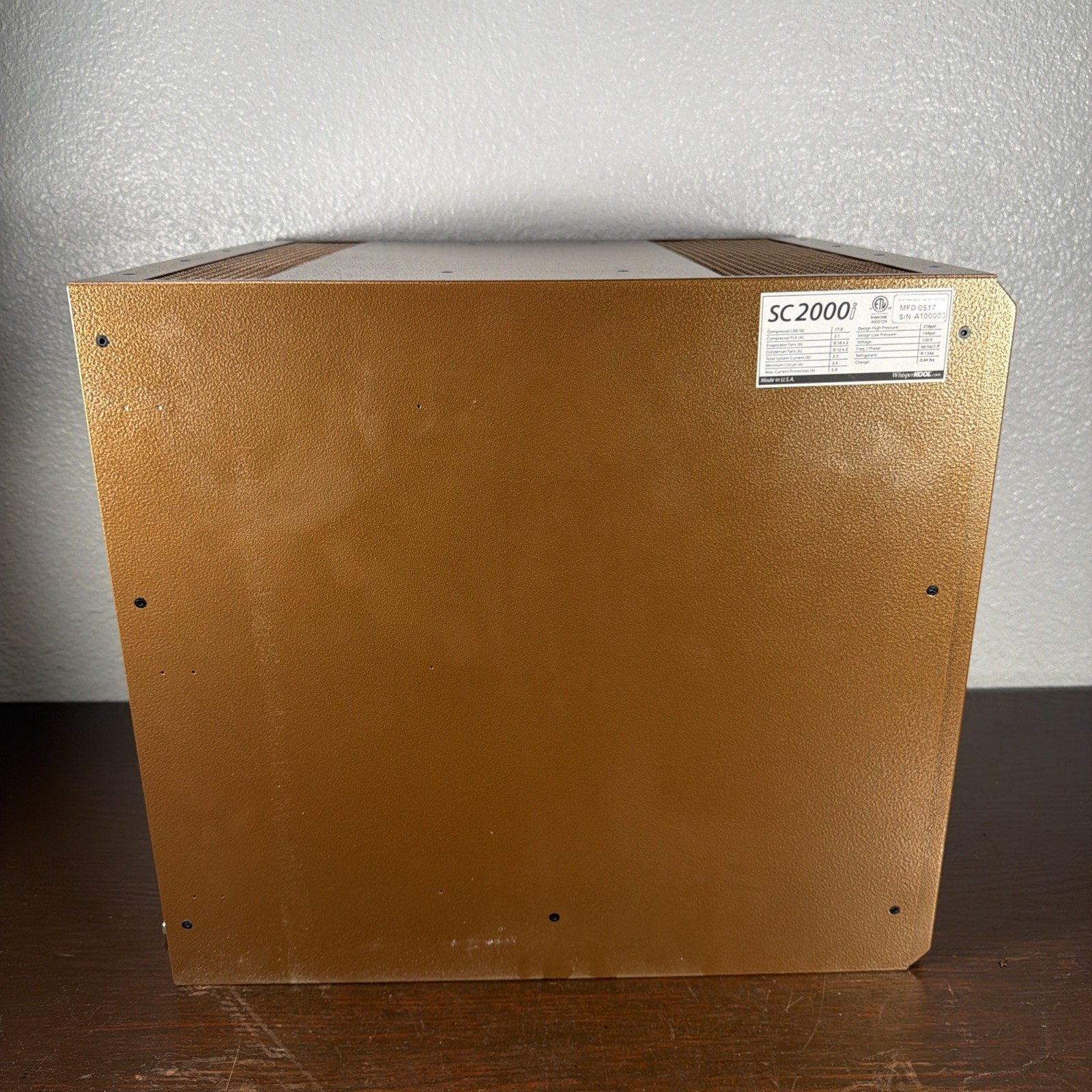 Whisperkool SC 2000i Wine Cellar Cooler System Refrigeration Unit (No Probe)