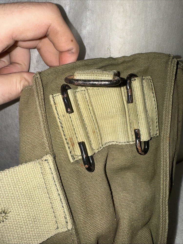 Vintage Canvas Military Pouch