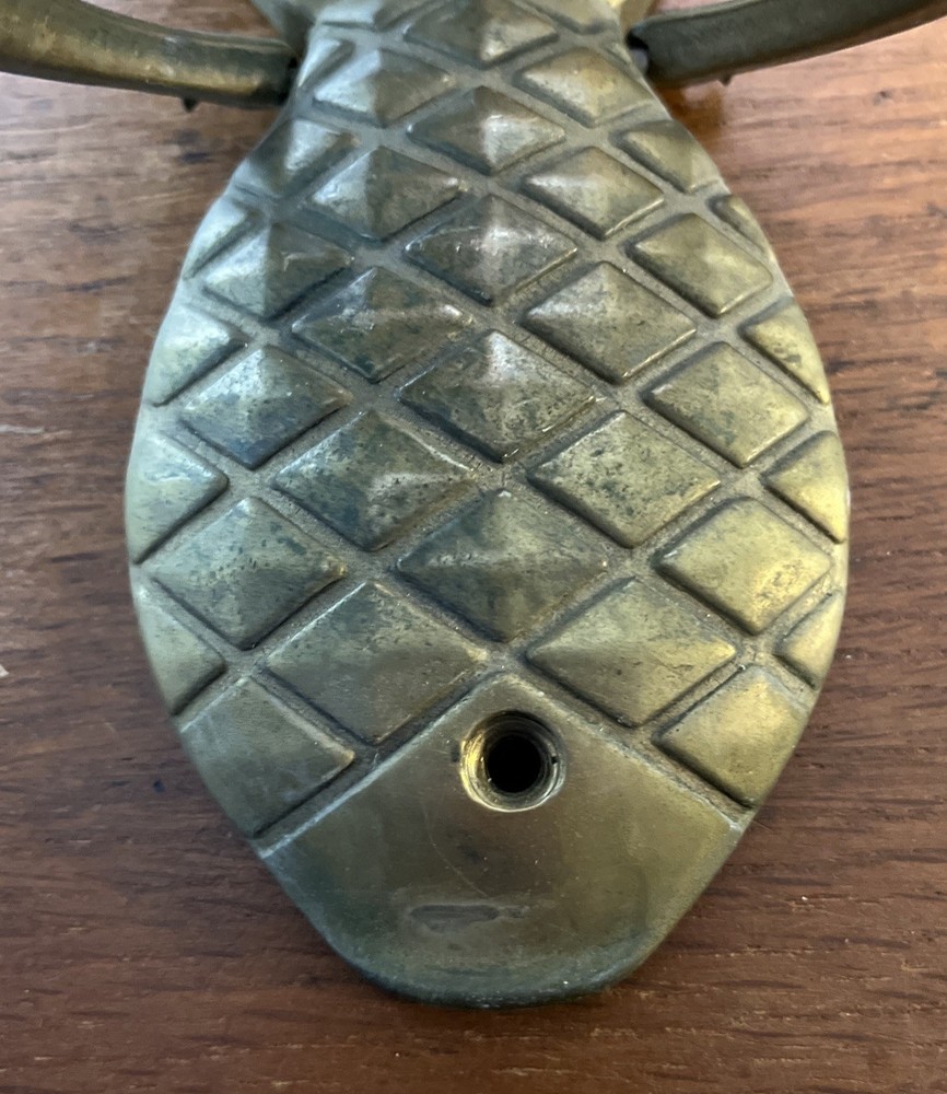 Vintage Pineapple Solid Brass Welcome Door Knocker