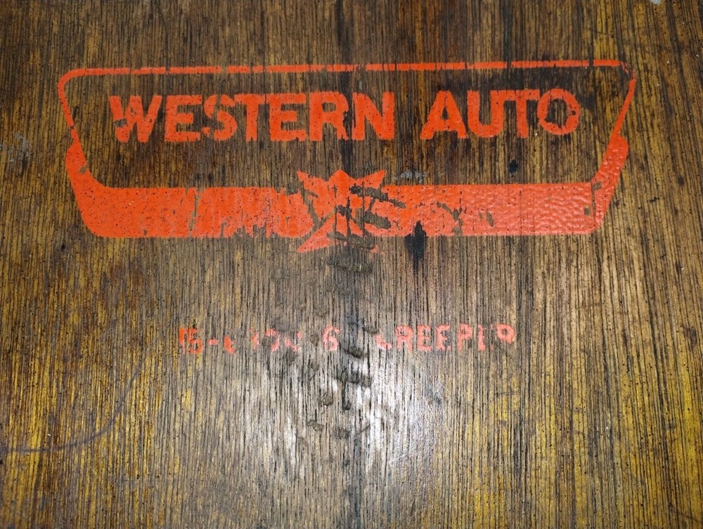 Vintage Western Auto Creeper