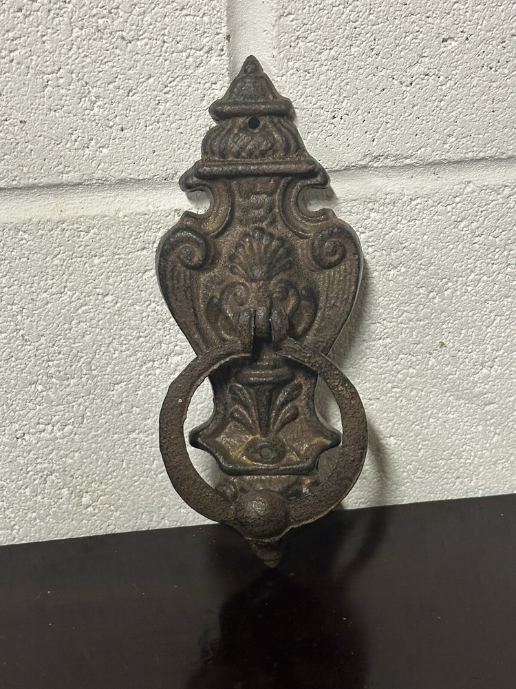 Large Antique Cast Iron Door Knocker