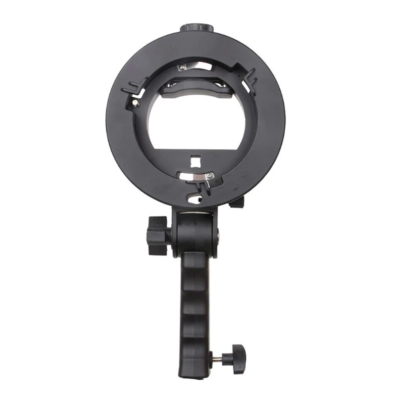 Handheld Grip S-Type Bracket Bowens S Holder for Speedlite Flash Snoot Softbox