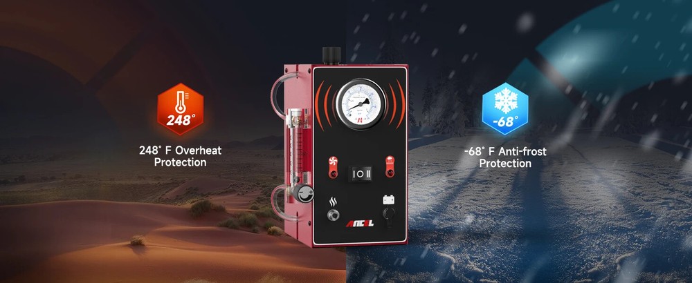 Auto Smoke Leak Detector Evap Pipe Smoke Generator Pipe Leakage Analyzer Tester