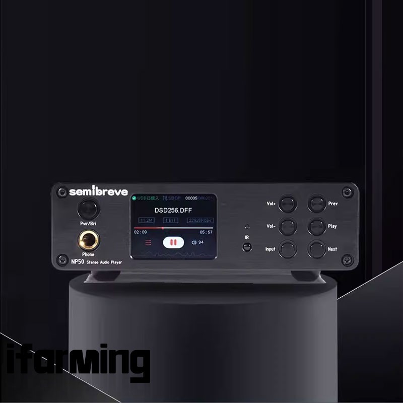 Semibreve NP50 Lossless Audio Decoder Bluetooth5.3 Headphone Amp DAC AK4499EXEQ