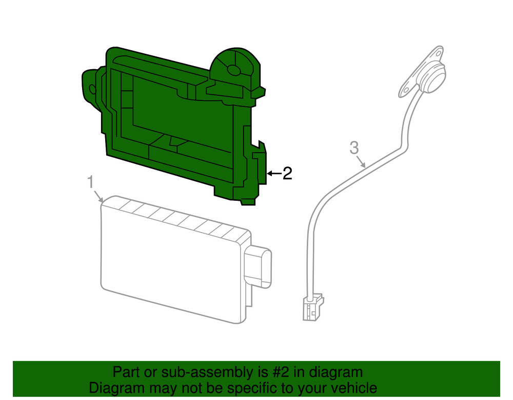 Genuine Nissan Blind Spot Detection System Warning Sensor Bracket 28452-5AA0F