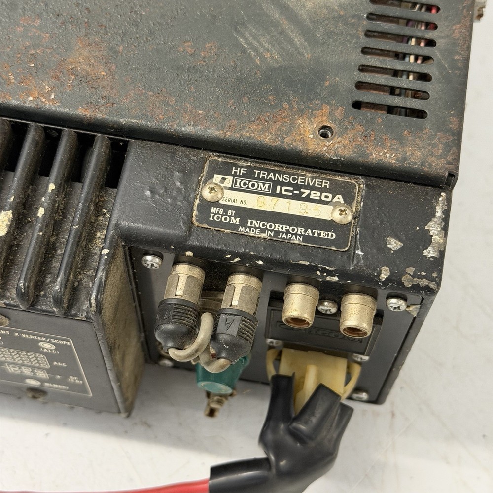 Icom IC-720A HF All Band Transceiver Ham Radio General Coverage Receiver