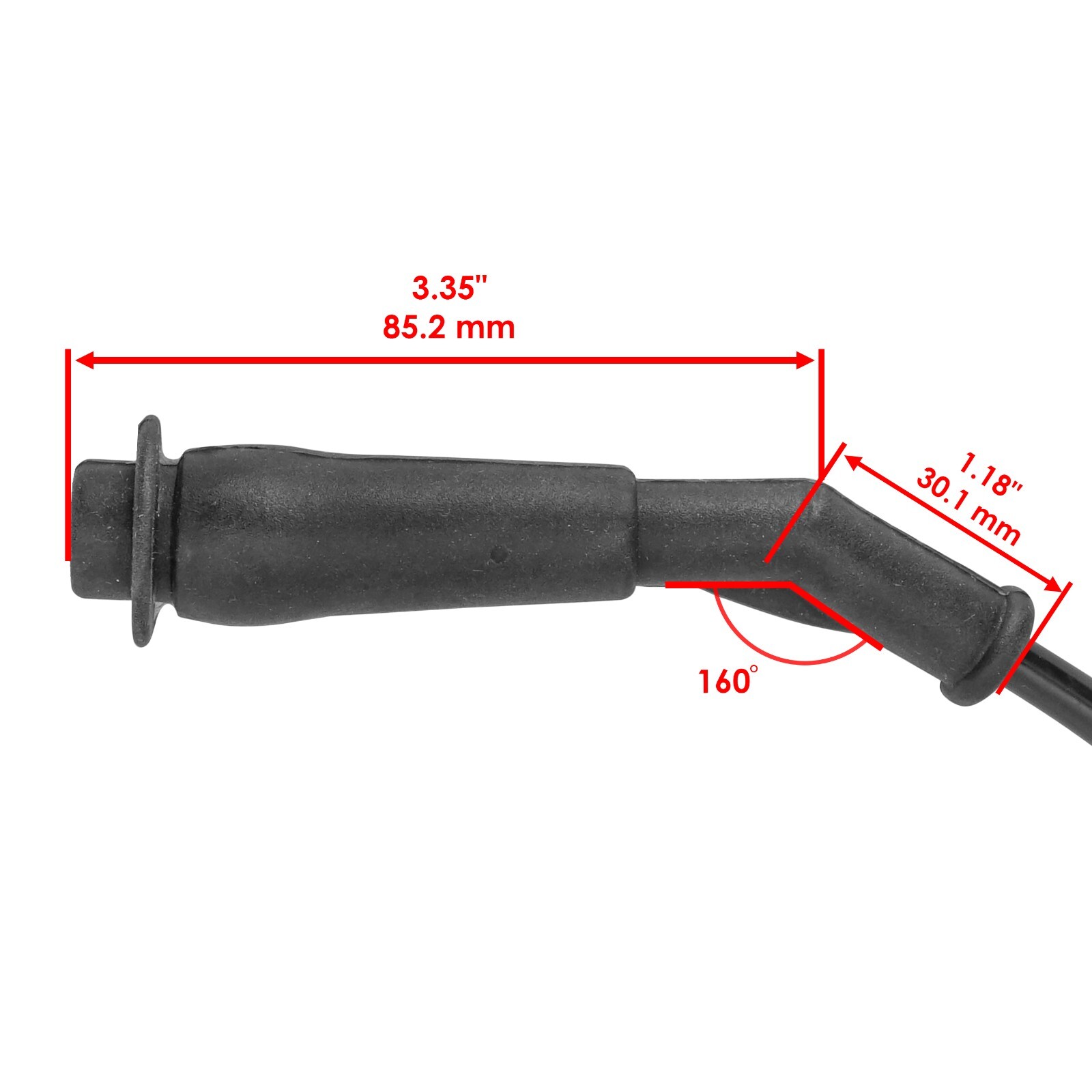 Caltric Rear Spark Plug Cap For Honda SHADOW VLX VT600C 1988-2007 30753-MR1-000