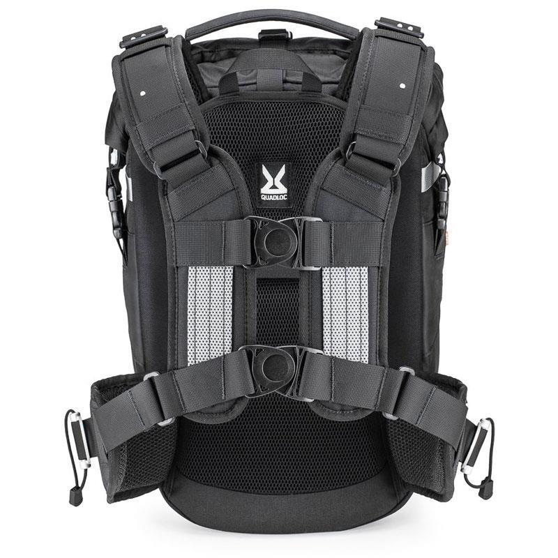 Kriega R30 Backpack Black Roll-Top Closure Waterproof Removable Liner Reflective