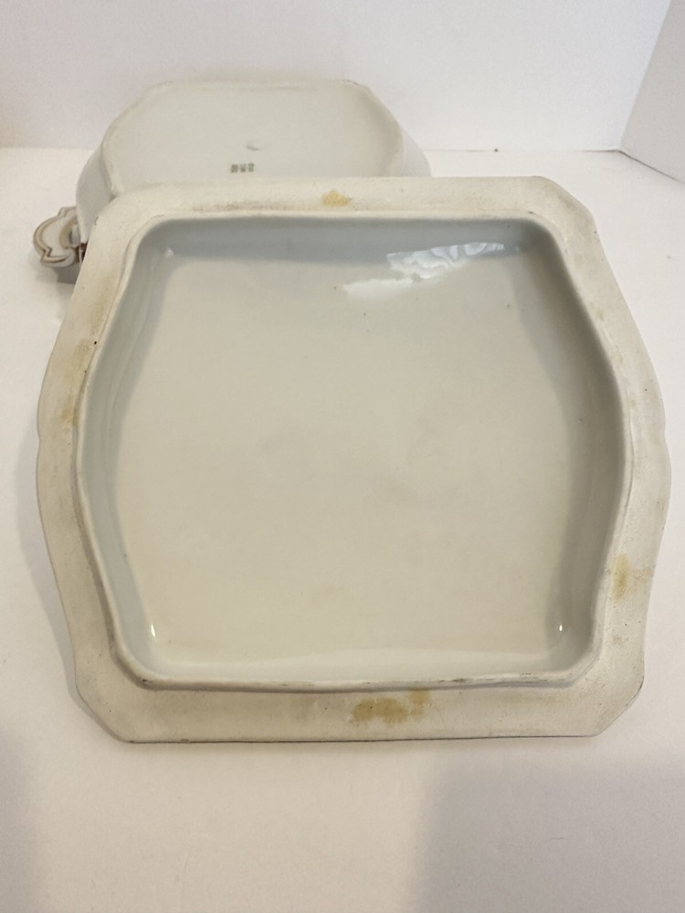 Antique C.H.Fields Haviland Limoges Depose Medium Covered Dish Serving