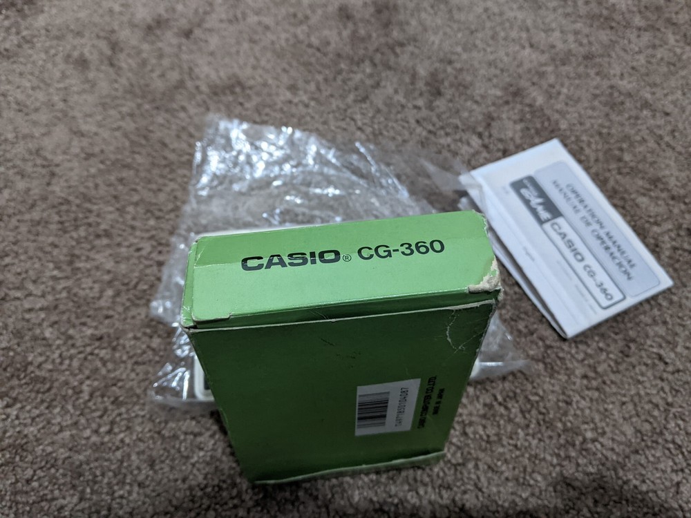 Casio CG-360 SL Bankman with original box - Immaculate Condition!