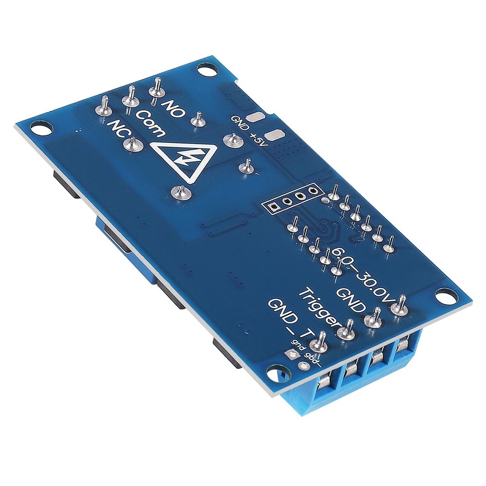 JUZITAO 6pcs DC 6-30V Timer Relay Programmable Delay Module Cycle Blue