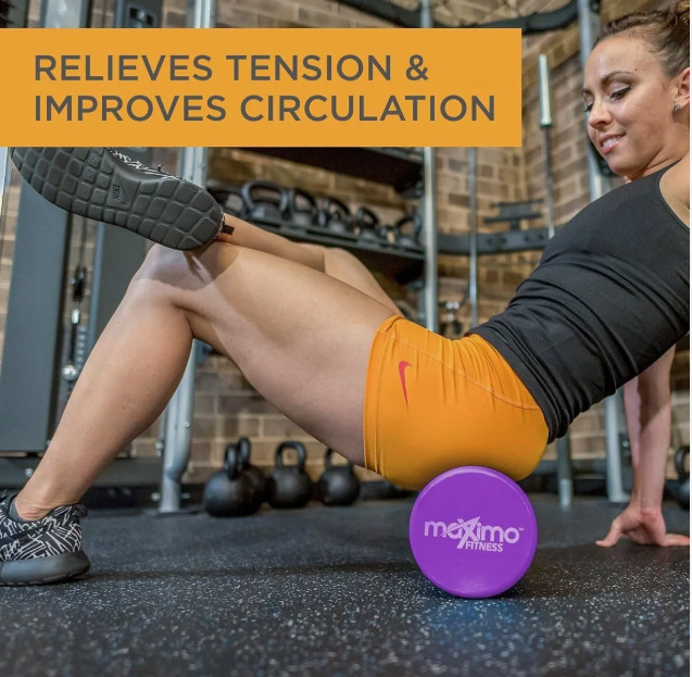 Foam Roller 17"x5" High Density Exercise Roller for Back Massage