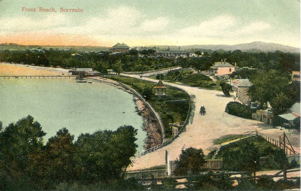 Front Beach, Sorrento - Postcard