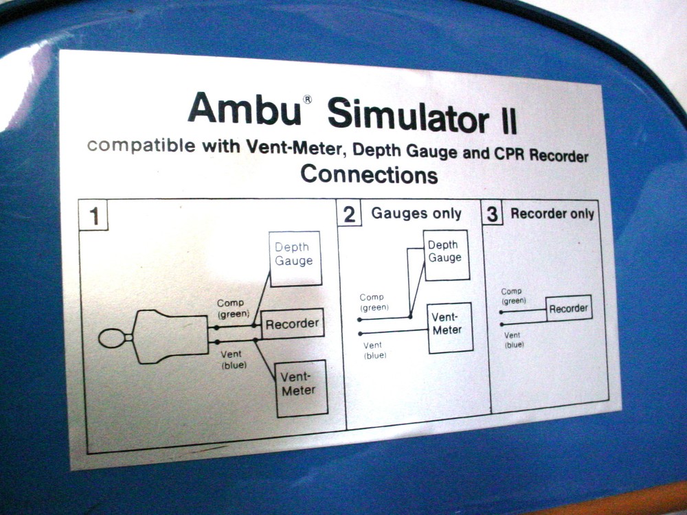 Armstrong Ambu Simulator II Chris Clean Medical CPR Training Manikin