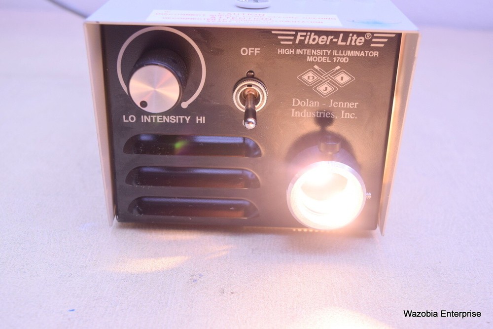 DOLAN JENNER INDUSTRIES FIBER LITE HIGH INTENSITY ILLUMINATOR MODEL 170D