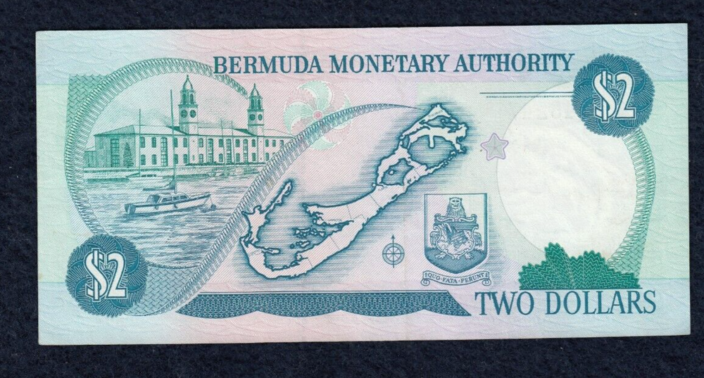 Bermuda, $2, 1997, QEII, P-40Ab, UNC