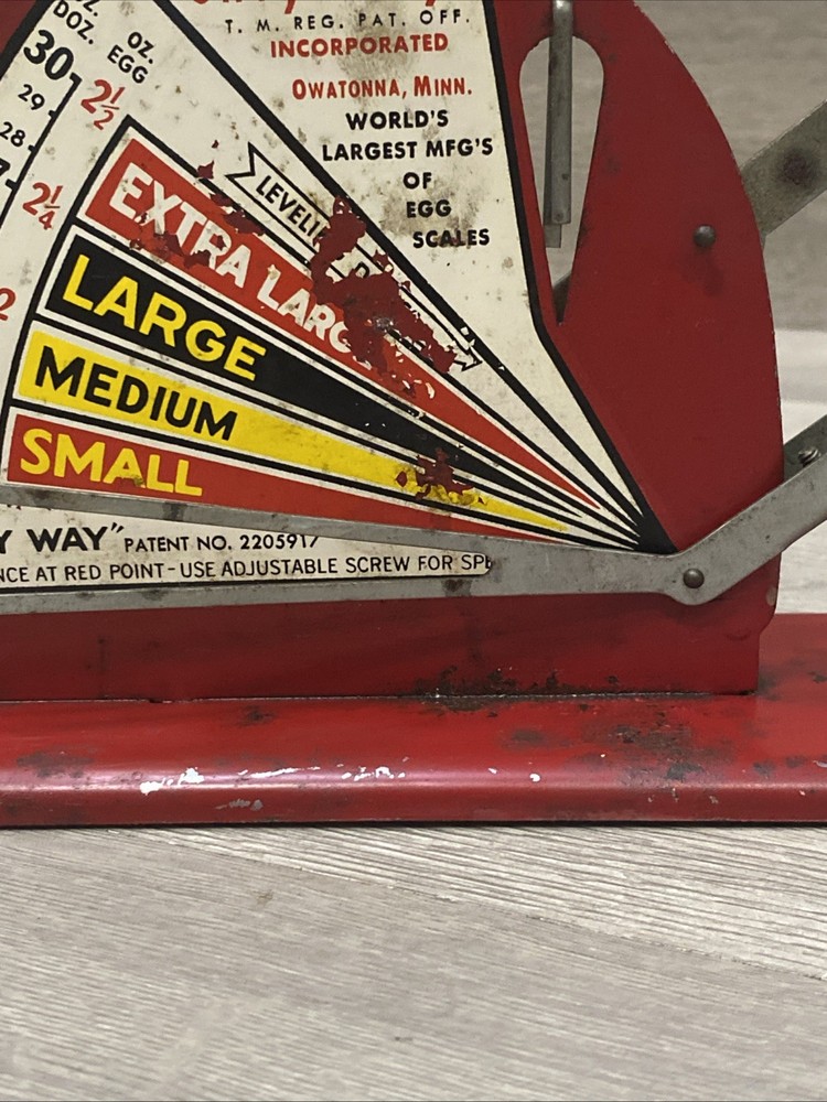 Vintage Jiffy Way Egg Scale