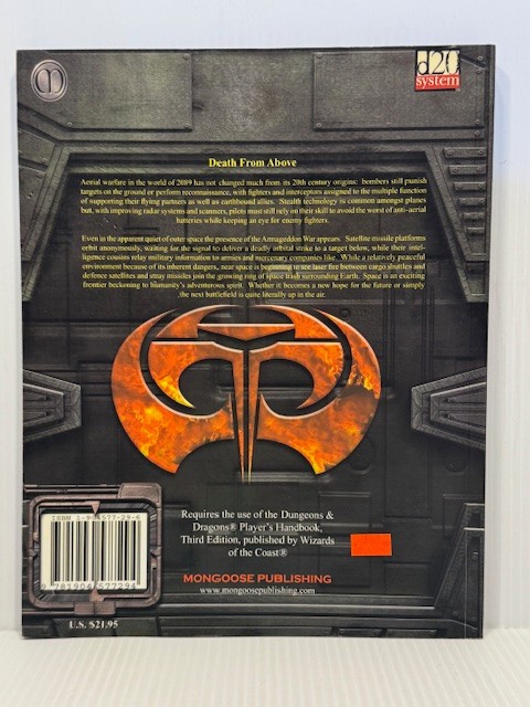 High Frontier Armageddon 2089 Alejandro Melchor Mongoose Publishing D&D D20