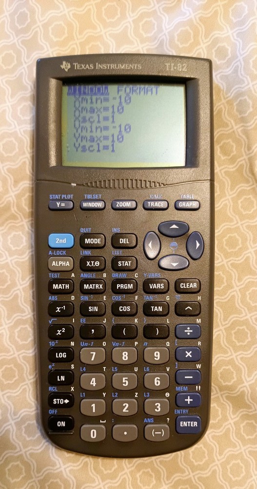 Texas Instruments TI-82 Graphing Calculator Programmable LCD Display Handheld