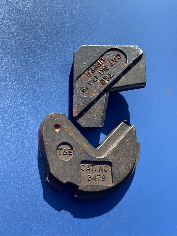 Thomas & Betts 13478 Upper and Lower Crimping Die Set