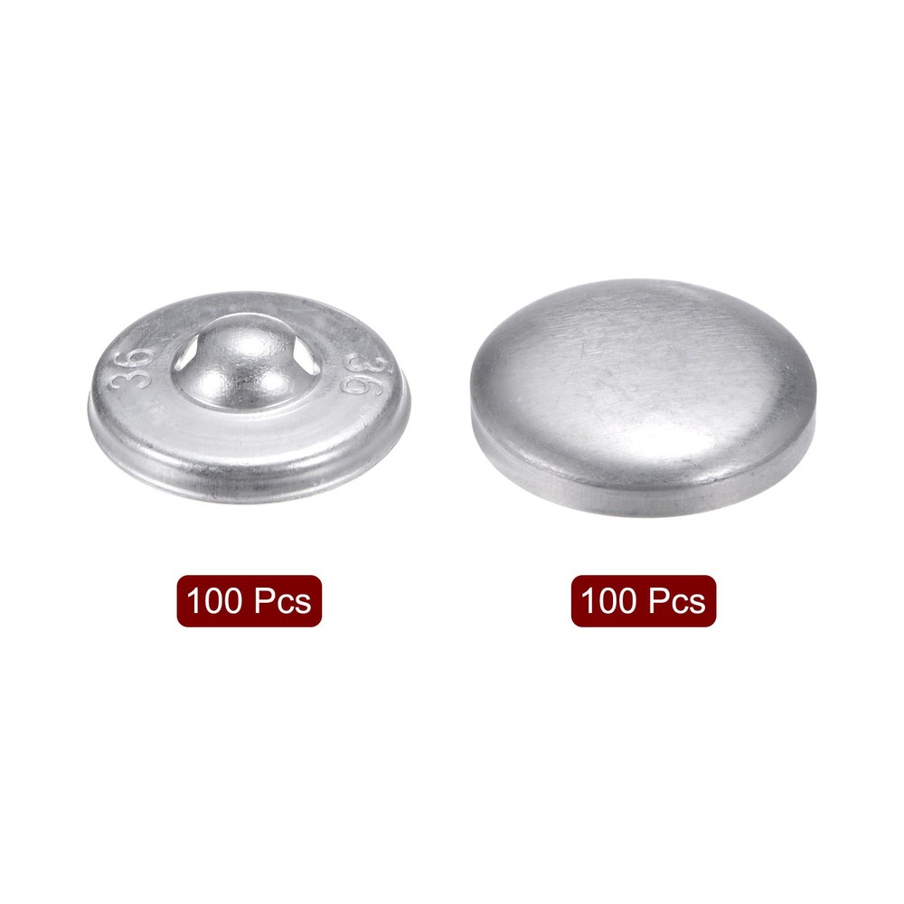 100 Pcs Button Supplies 36L(22.9mm/0.9") for Button Maker Machine