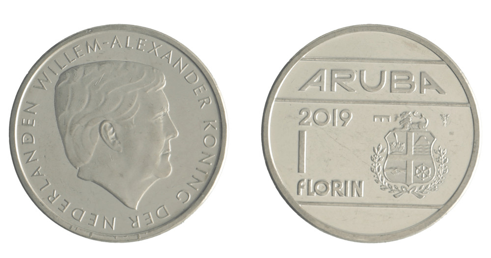 Aruba 1 Florin, 2014-2023, KM #56, Mint