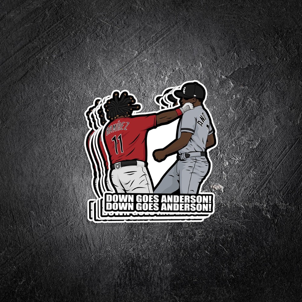Jose Ramírez Tim Anderson: Down Goes Anderson Vinyl Decal