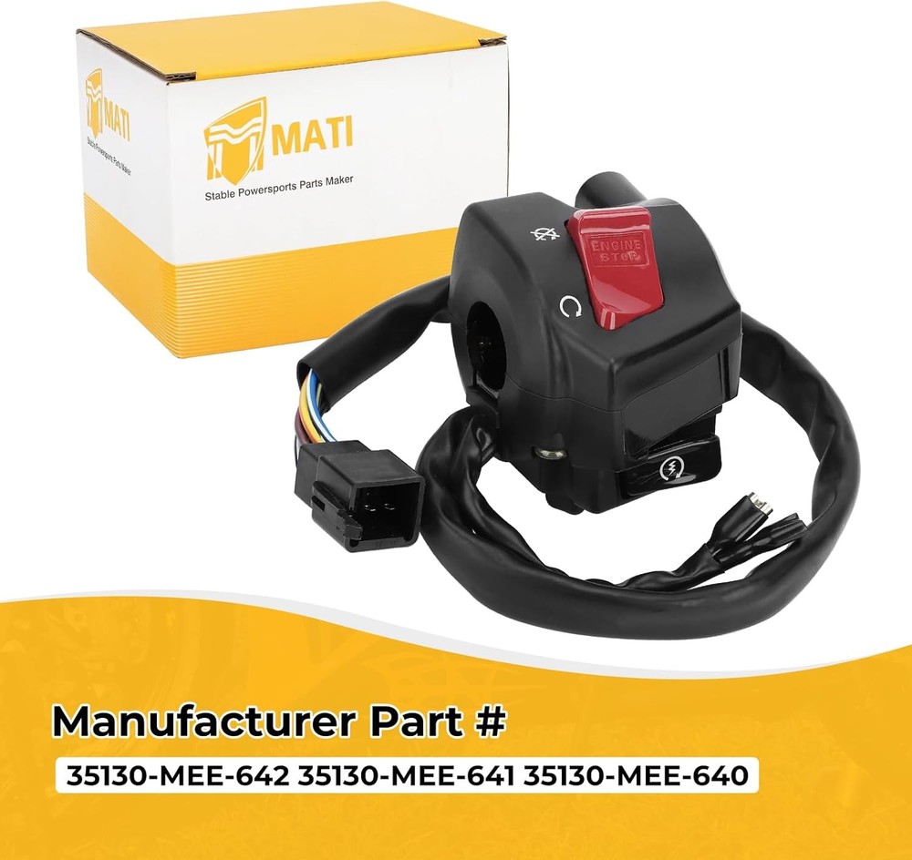 Motorcycle Right Handle Start Stop Control Switch