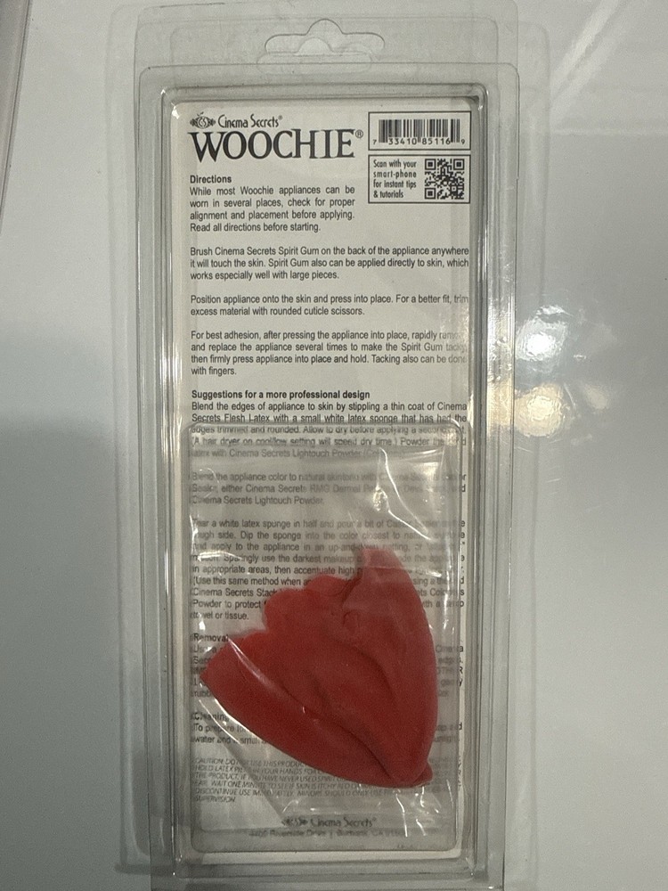 Woochie Devil Ears Latex Prosthetic – Cinema Secrets – NEW – ONE 1 PAIR
