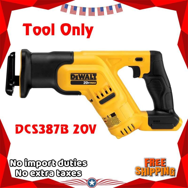 DE.WA.LT 20V MAX Compact Reciprocating Saw DCS387B Variable Speed Bare Tool Only