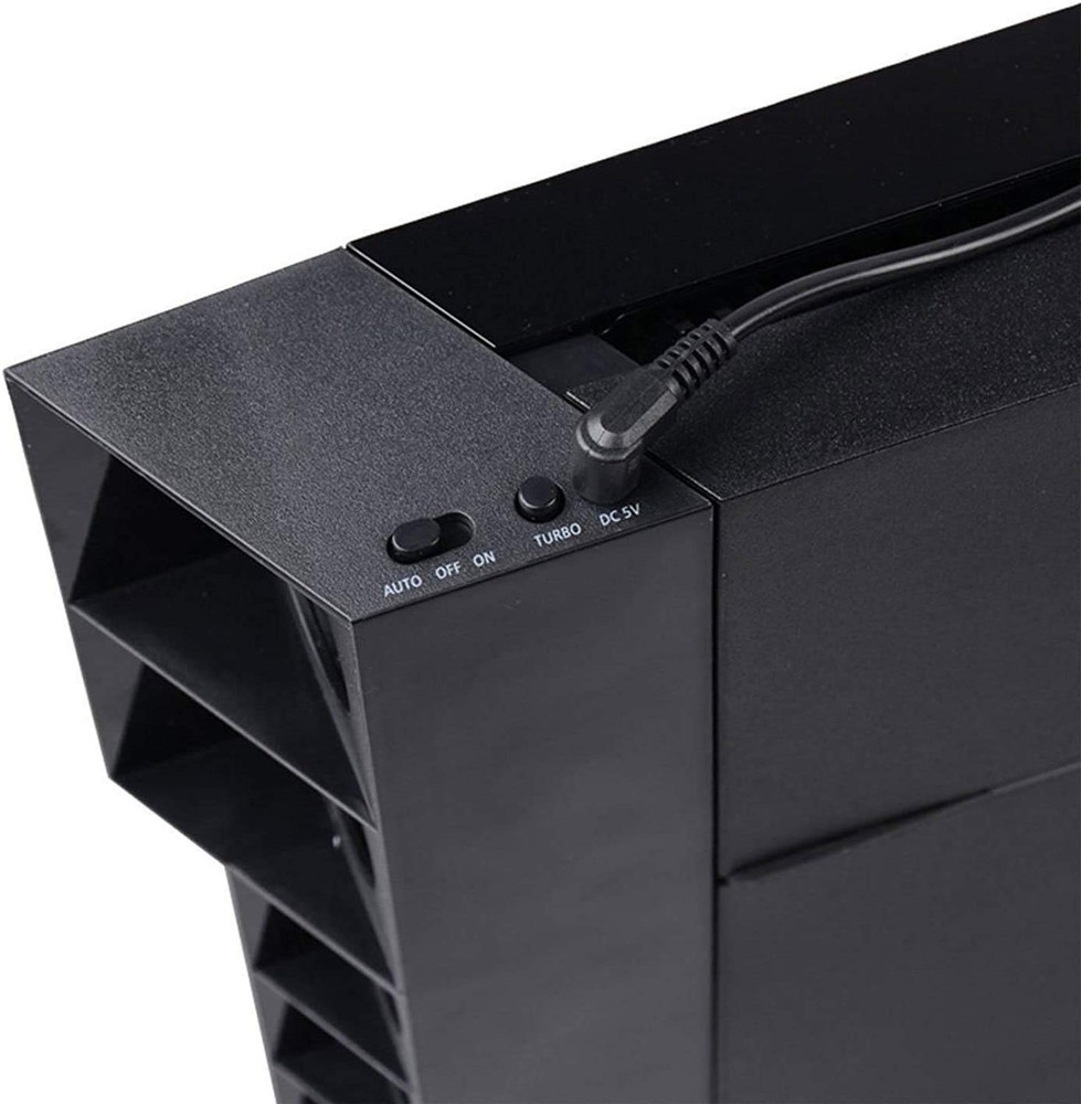 Cooling Fan for PS4, USB External Cooler 5 Turbo Temperature Control...
