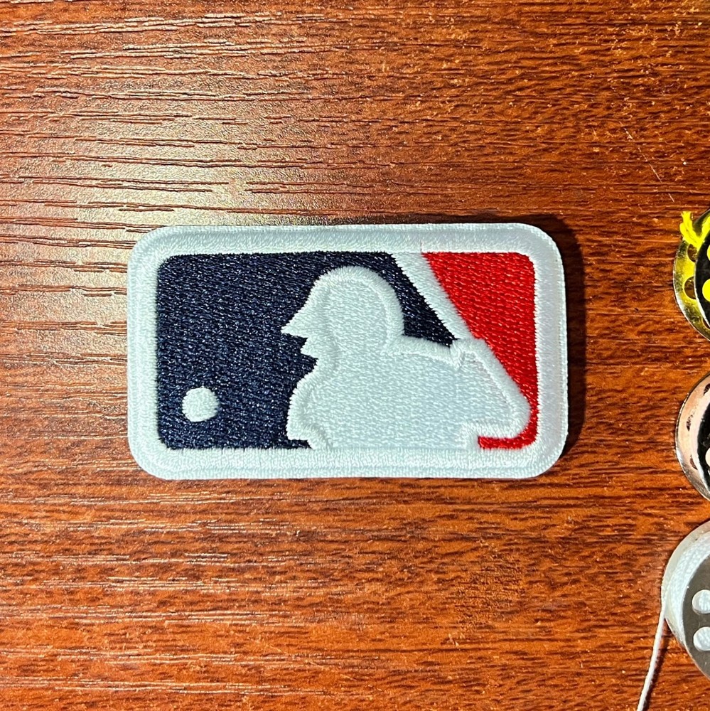 MLB Baseball Logo Patch Embroidered Iron On Small Patch 2.25x1.25"