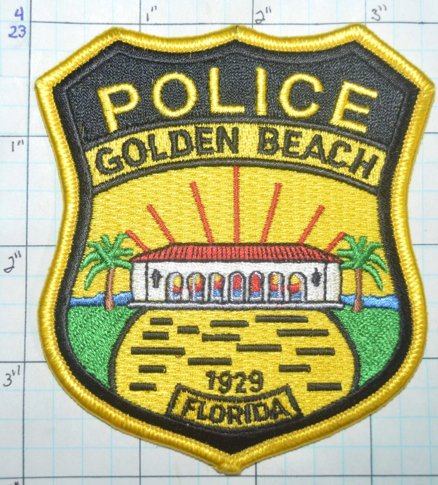FLORIDA, GOLDEN BEACH POLICE DEPT PATCH