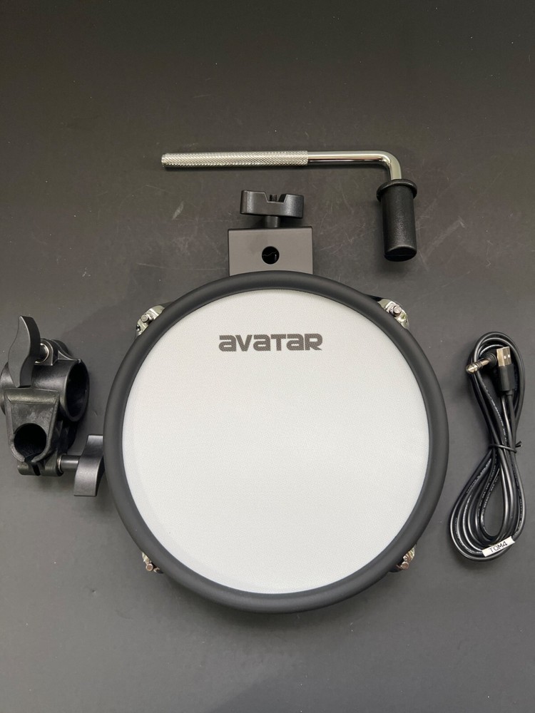 Avatar Electronic Drum Mesh Pad W/ Clamp Mount & Cable Model DRM21108