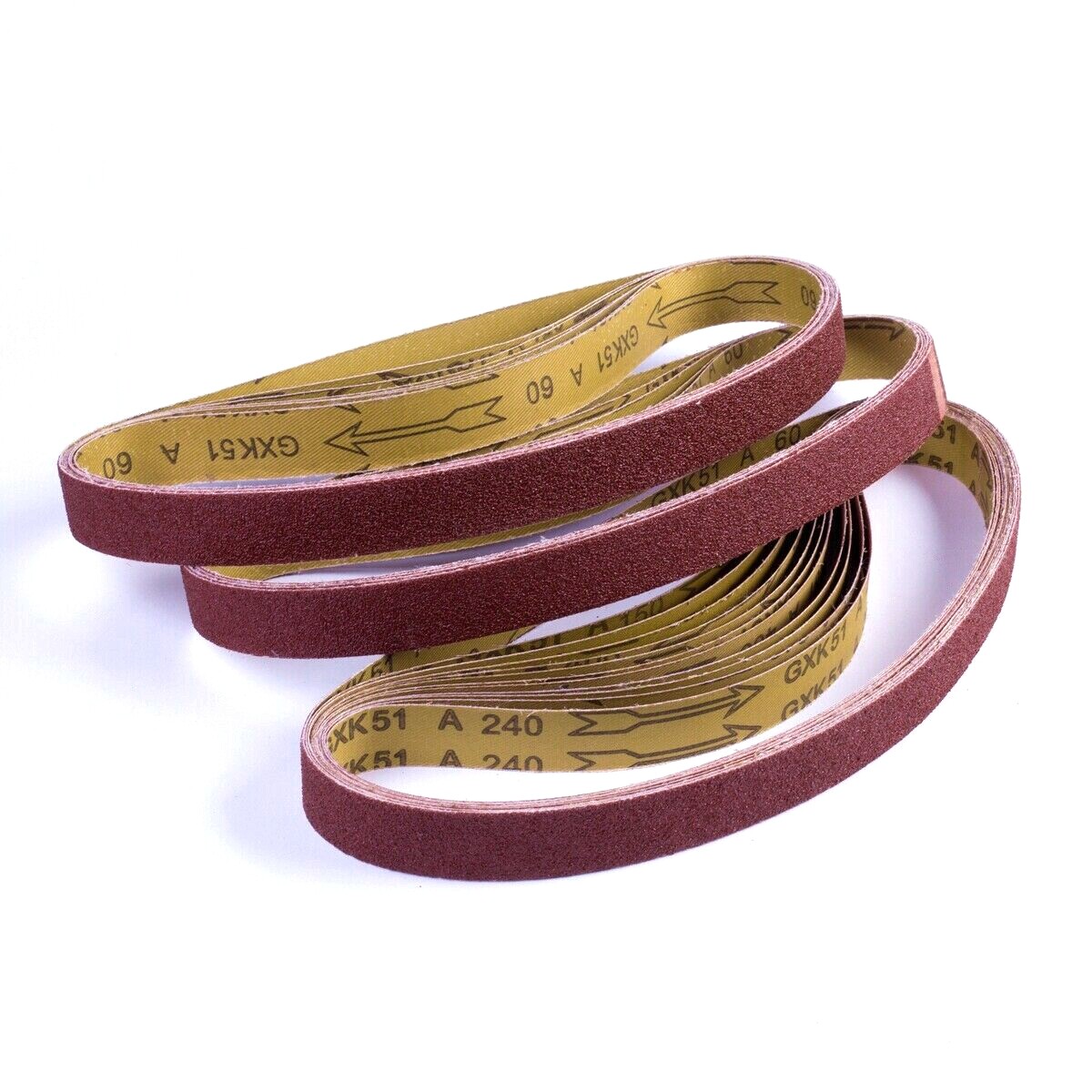 12PCS 1x42 inch Sanding Belts Belt Sander Sandpaper 60 80 120 150 240 400 Grit