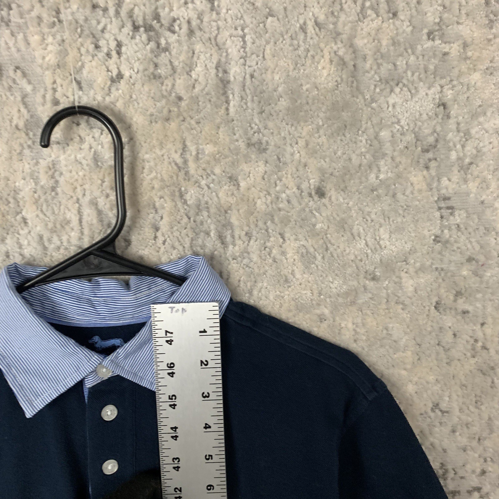 Harmont & Blaine Men's Polo Shirt Medium Blue Short Sleeve