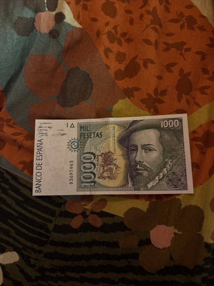 Spain 1000 Pesetas, VG condition