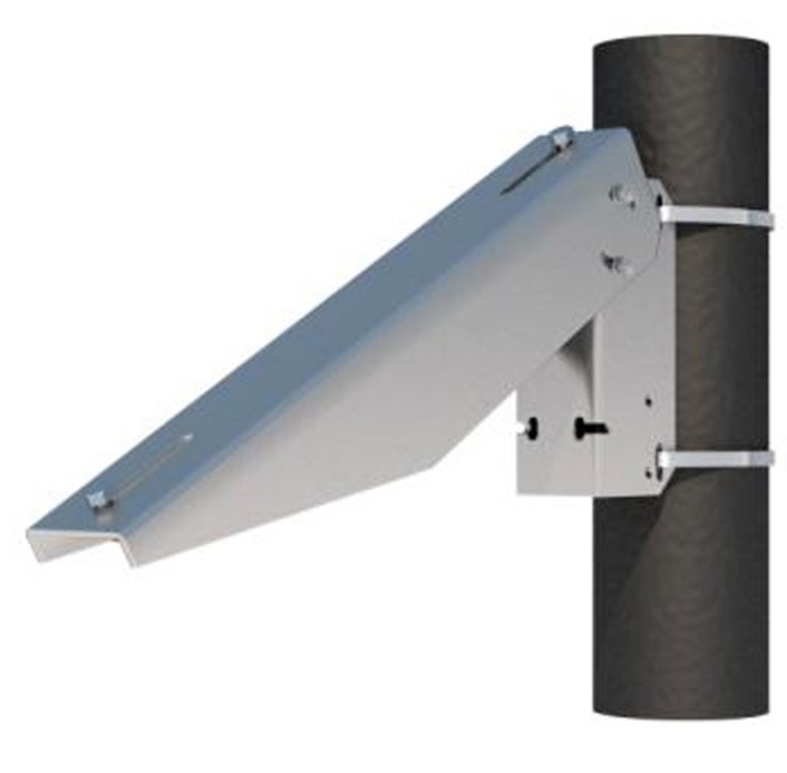 26" Side of Pole Solar Panel Mount