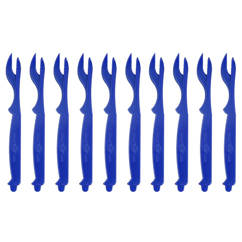 10pcs Crusher Forks/Pick for Wholesale (Blue)