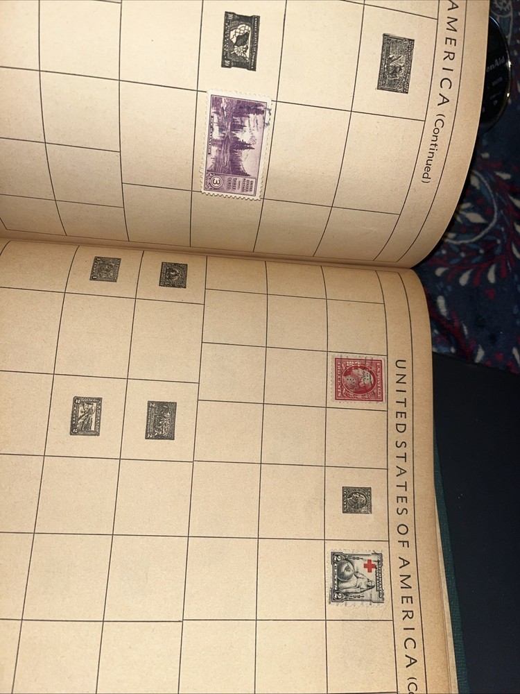 The Modern Collectors Postage Stamp Album Whitman Publishing is Used Age Damage