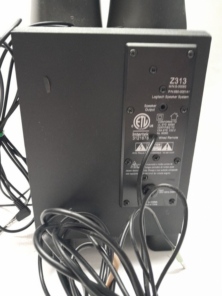 Logitech Z313 Speaker System with Subwoofer (980-000382)