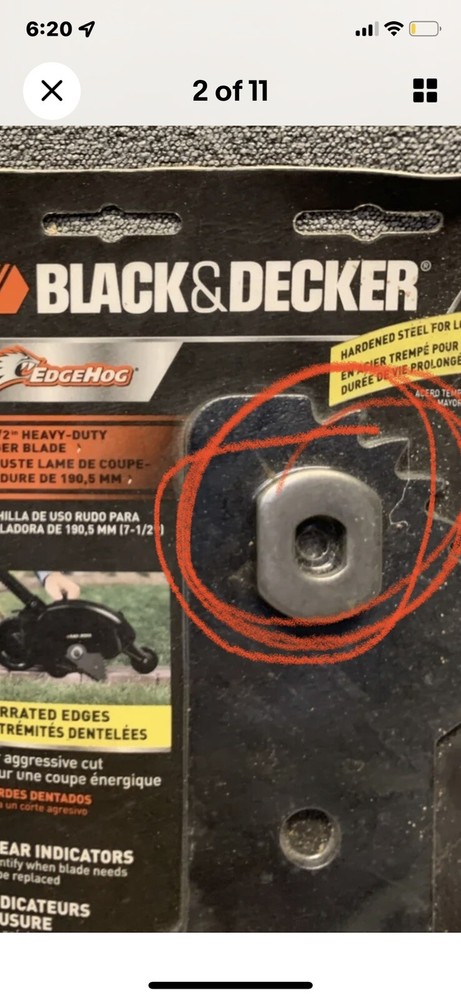 Black & Decker EB-007 Replacement Blade for LE750 Please see description