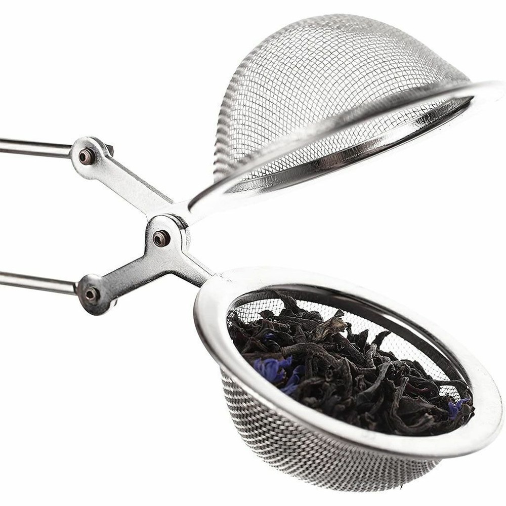 1-8 Pack Tea Infuser for Loose Leaf Tea Long Handled Mesh Snap Ball Tea Strainer